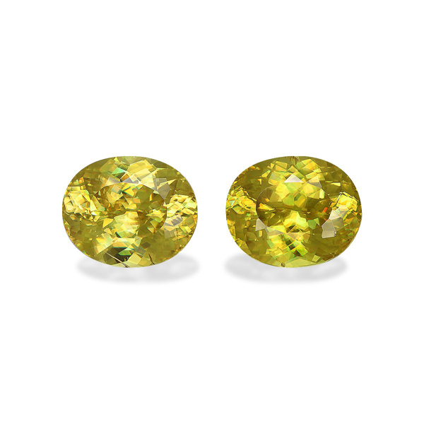 Picture of Lemon Yellow Sphene 8.92ct - 11x9mm Pair (SH1083)
