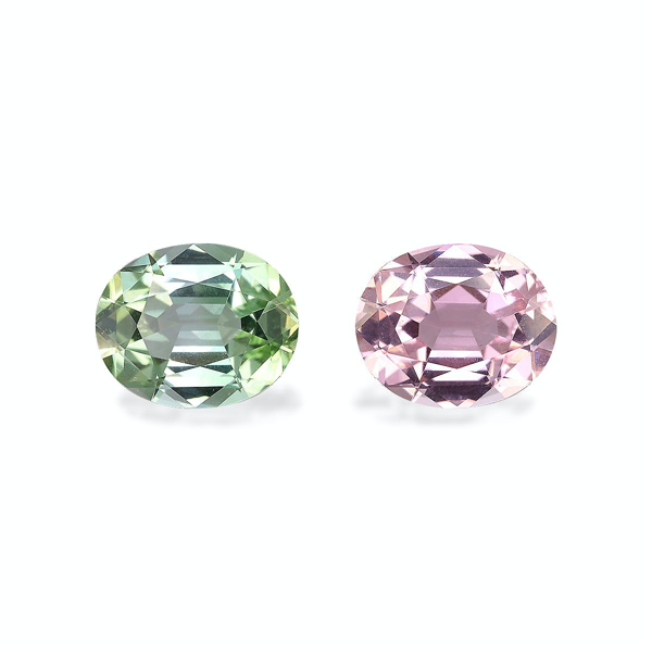 Compliment Colour Tourmaline 6.91ct - 11x9mm Pair (MT0083)