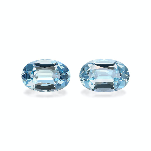 Baby Blue Aquamarine 6.74ct - Pair (AQ4387)