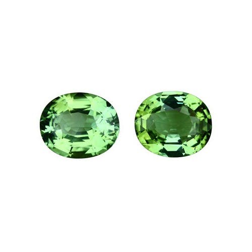 Picture of Green Tourmaline 9.26ct - 12x10mm Pair (TG0550)