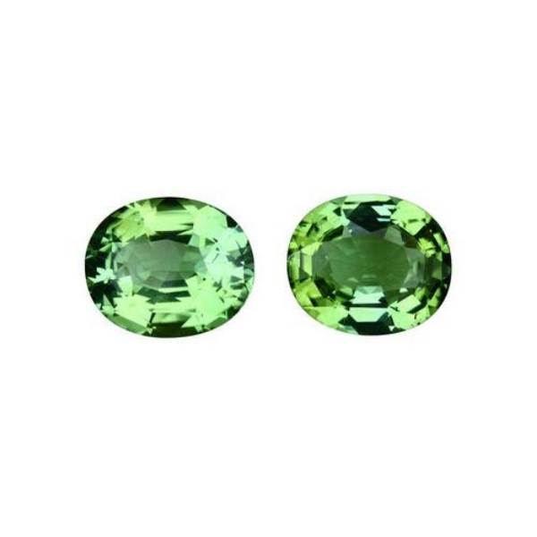Picture of Green Tourmaline 9.26ct - 12x10mm Pair (TG0550)
