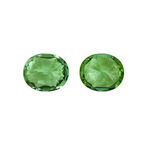 Picture of Green Tourmaline 9.26ct - 12x10mm Pair (TG0550)