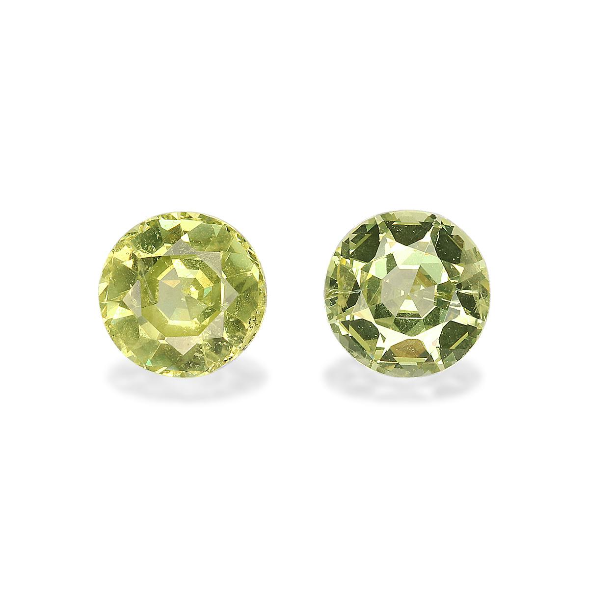 Picture of Pale Green Grossular Garnet 2.57ct - 6mm Pair (GG0175)