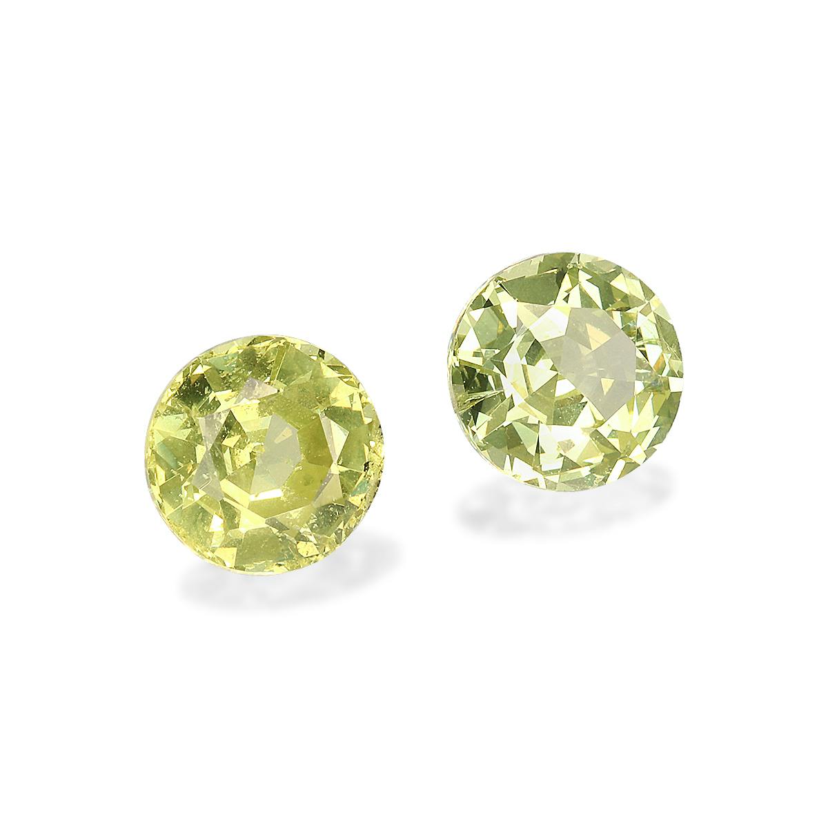 Picture of Pale Green Grossular Garnet 2.57ct - 6mm Pair (GG0175)
