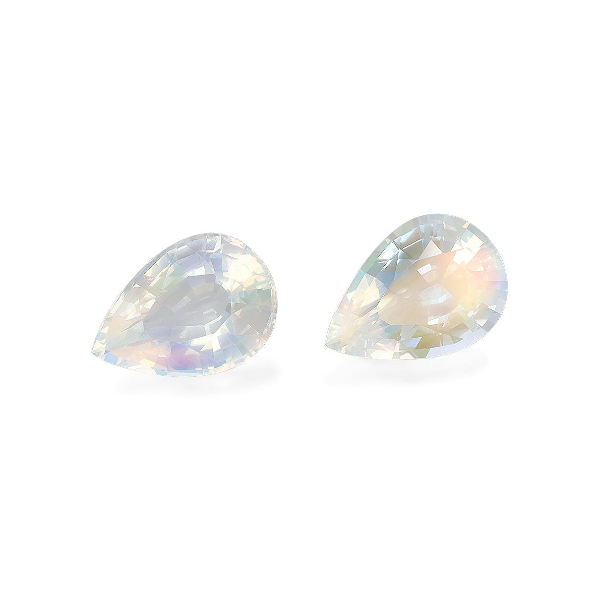 Picture of White Rainbow Moonstone 26.39ct - Pair (RM0332)