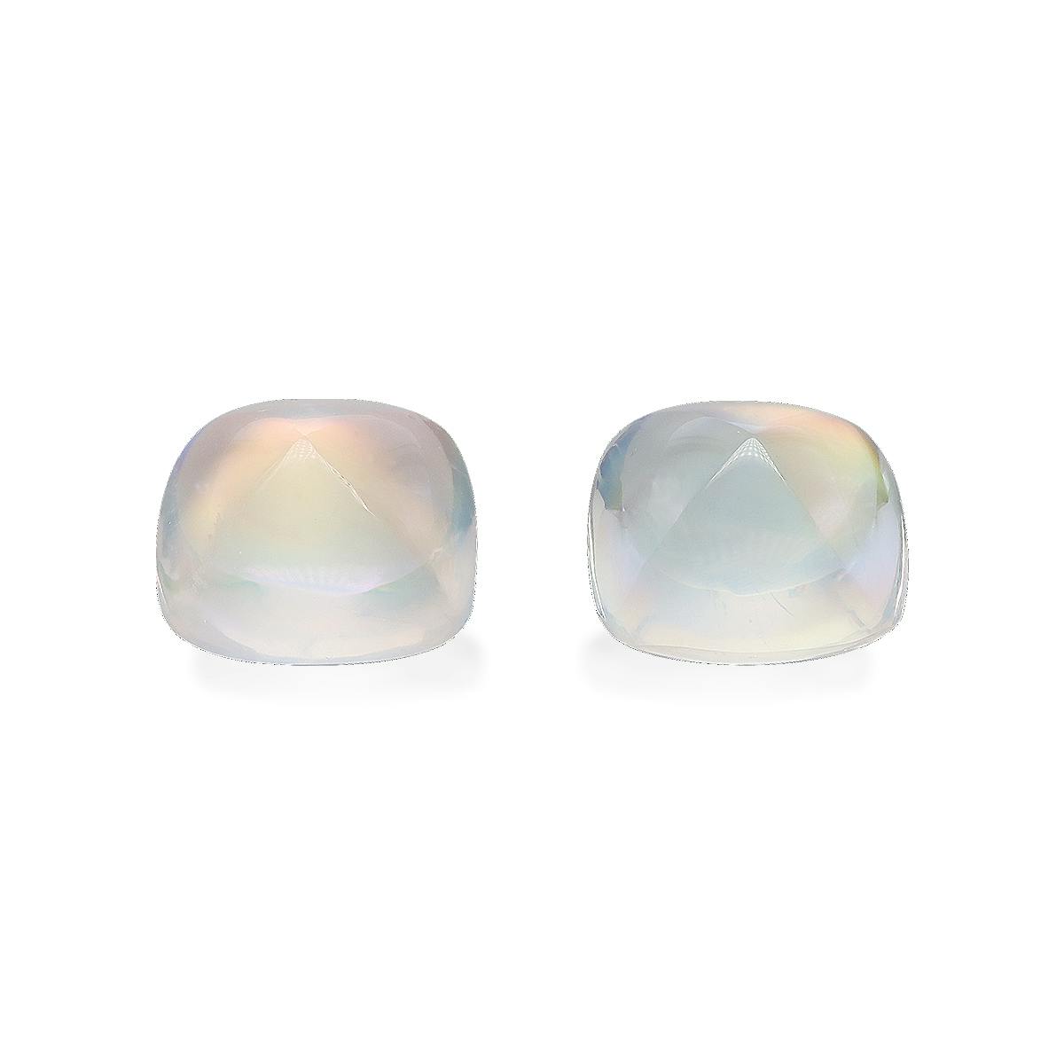 Picture of White Rainbow Moonstone 18.01ct - Pair (RM0333)