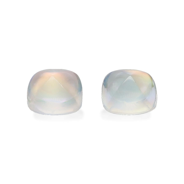 Picture of White Rainbow Moonstone 18.01ct - Pair (RM0333)