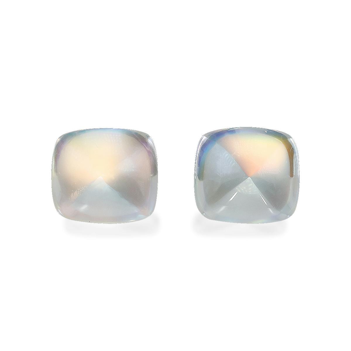 Picture of White Rainbow Moonstone 18.01ct - Pair (RM0333)