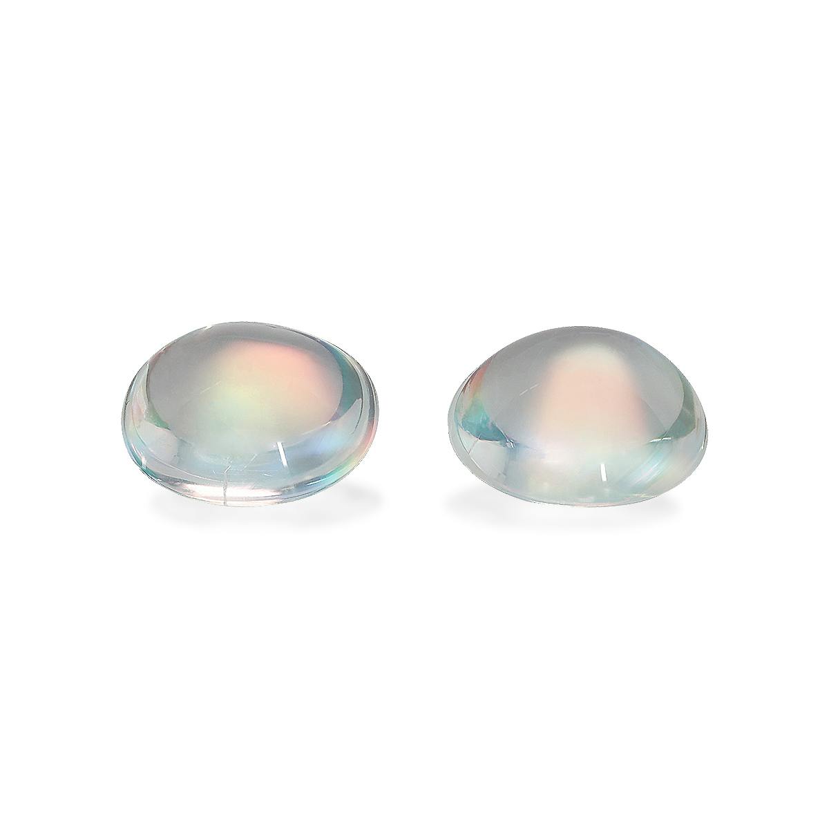 Picture of White Rainbow Moonstone 12.89ct - 12x10mm Pair (RM0341)