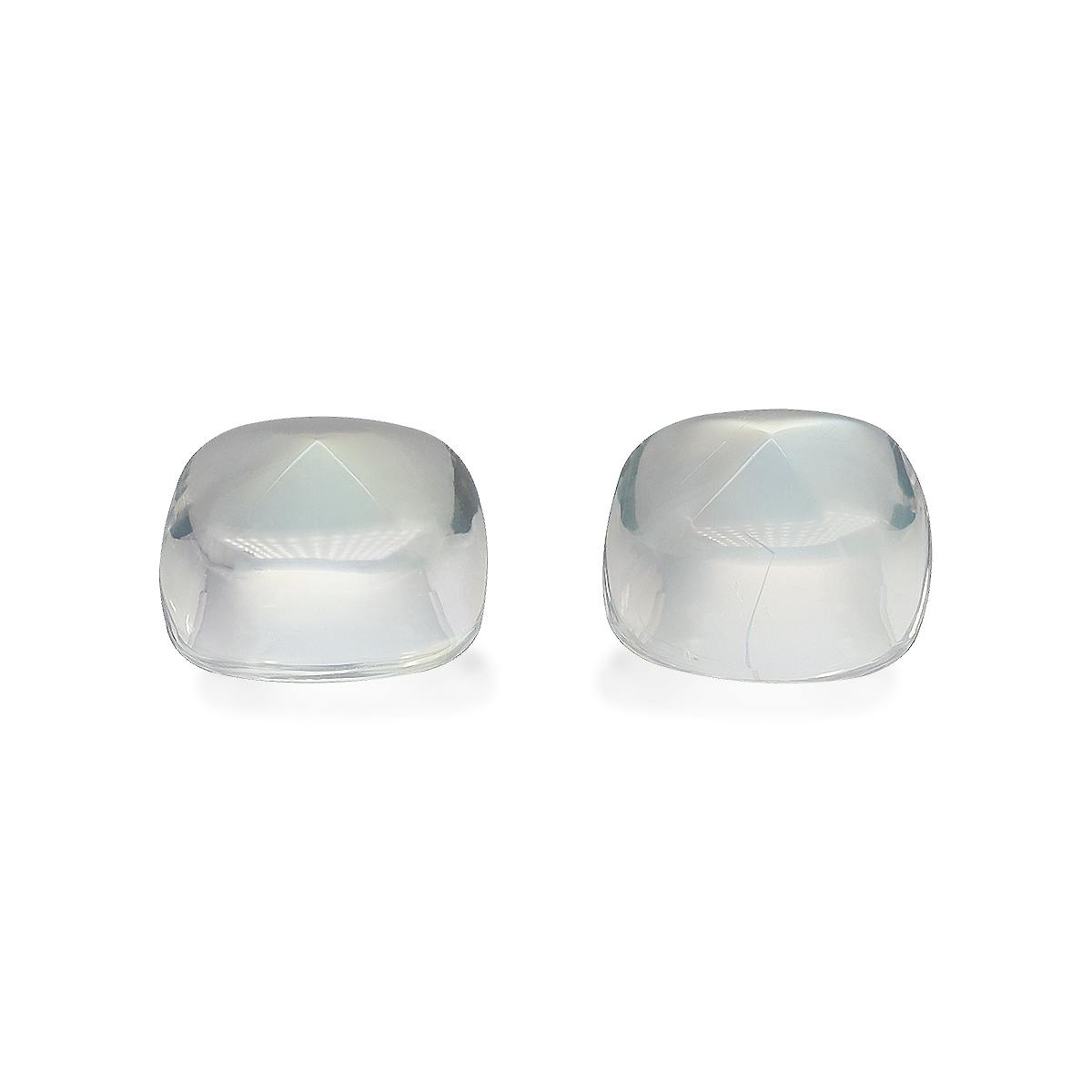 Picture of White Rainbow Moonstone 9.86ct - 10mm Pair (RM0342)