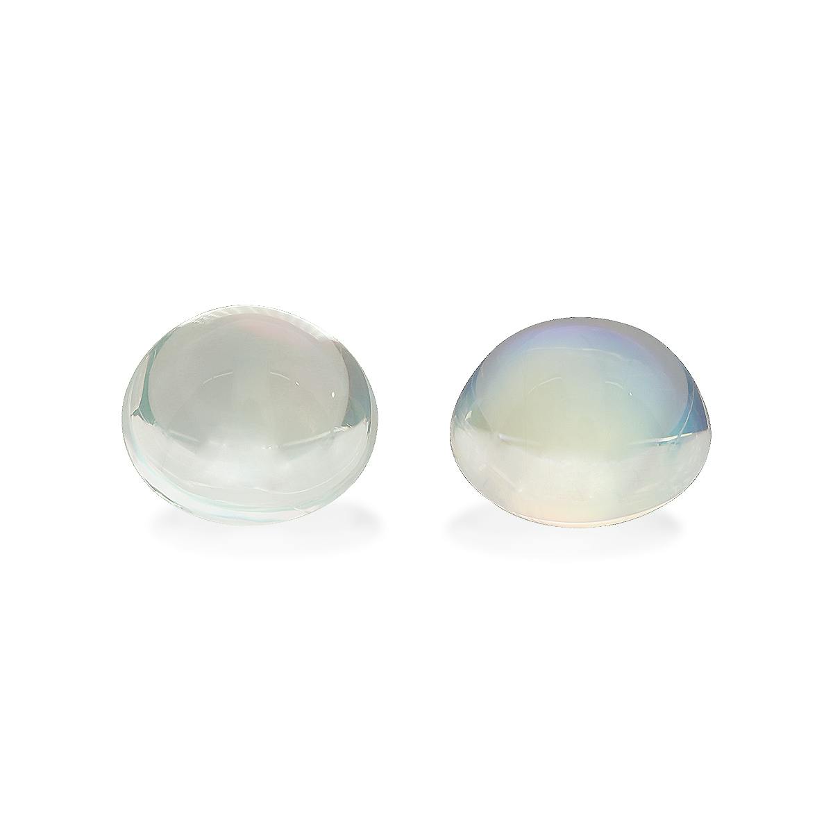 Picture of White Rainbow Moonstone 14.44ct - 11mm Pair (RM0350)