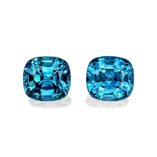 Picture of Blue Zircon 33.41ct - 12mm Pair (ZI1295)