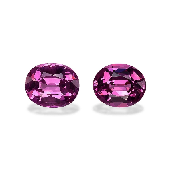 Picture of Bubblegum Pink Rhodolite Garnet 8.05ct - 11x9mm Pair (RD0544)